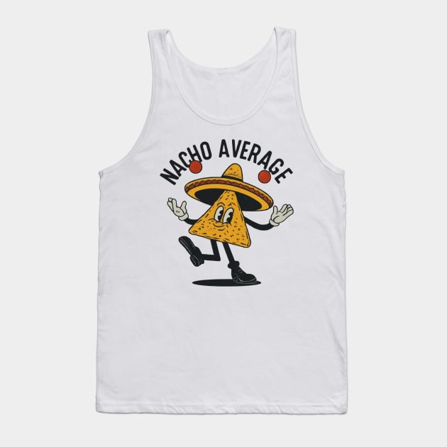 My Fiesta Flair: Wear Nachos the Love with This Cheesy Cartoon Tee Tank Top by Abystoic